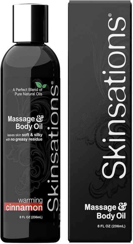Natural Edible Oil Sensual Massage Body Soft Skin Care Moisturizer Ttropical 8Oz