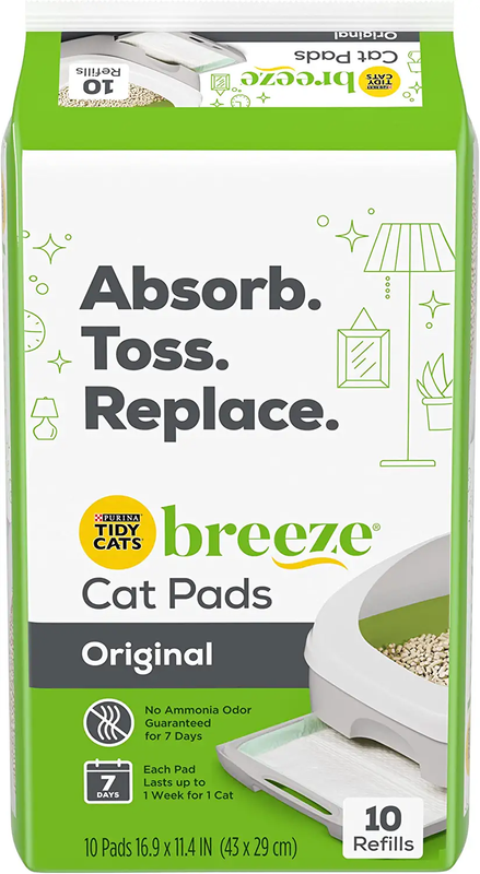 Purina Tidy Cats Breeze Litter System Cat Pad Refills, Breez