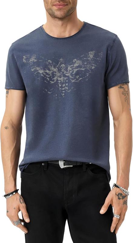 John Varvatos Mens Moth Tee