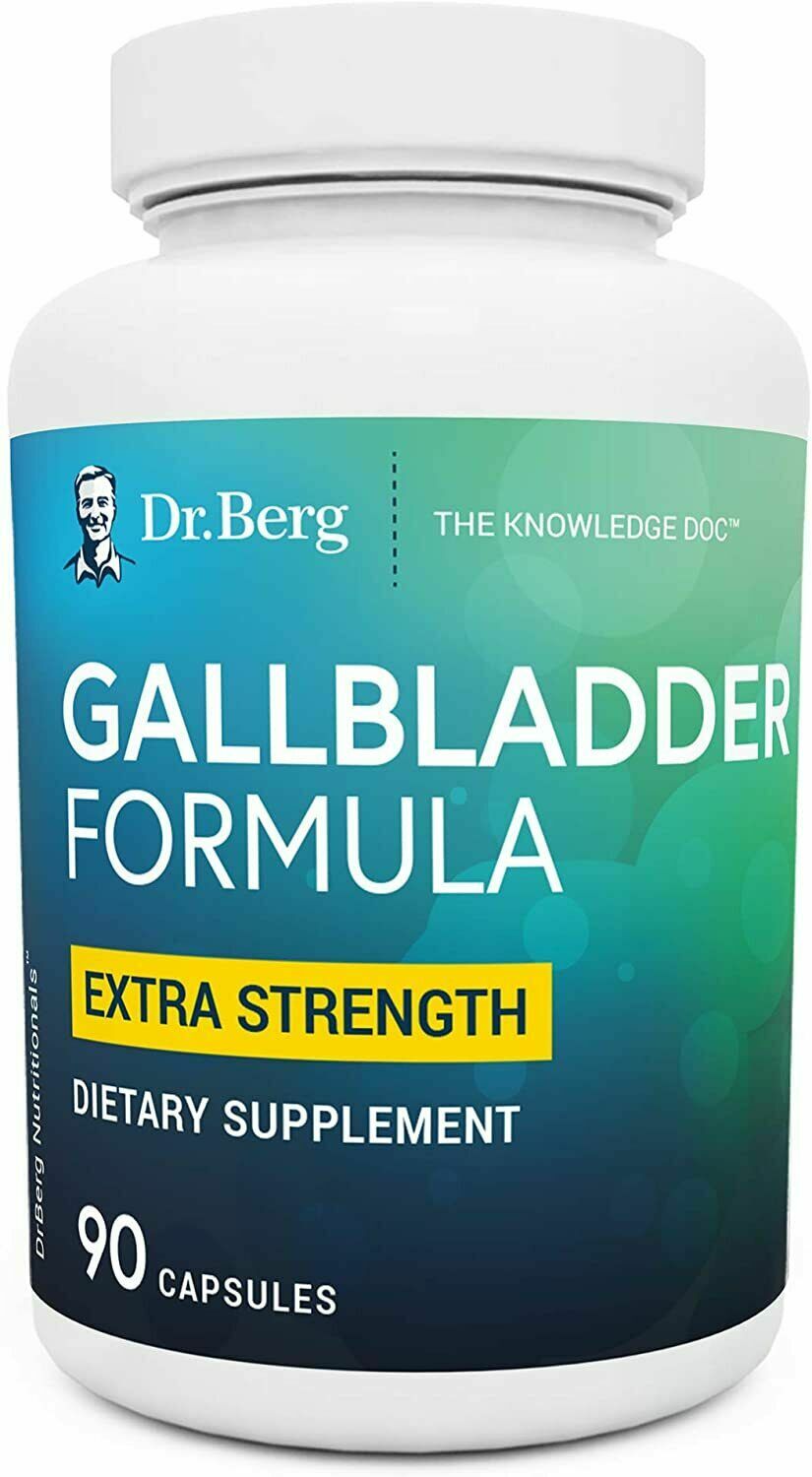 Dr. Berg’s Gallbladder Formula Purified Bile Salts 90 caps Enzymes Digestion