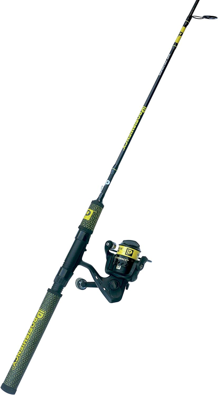 Micro Spinning Reel and 2-Piece Fishing Rod Combo - Pre-Spooled Spinning Reels