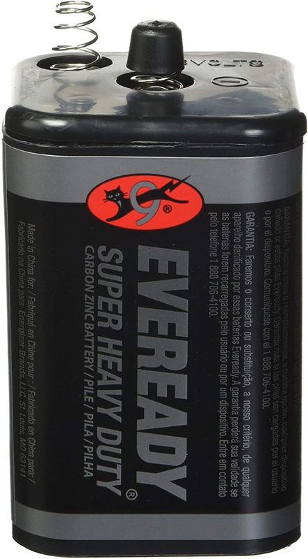 Eveready 6V Battery, Super Heavy Duty 6 Volt Battery, 1 Count