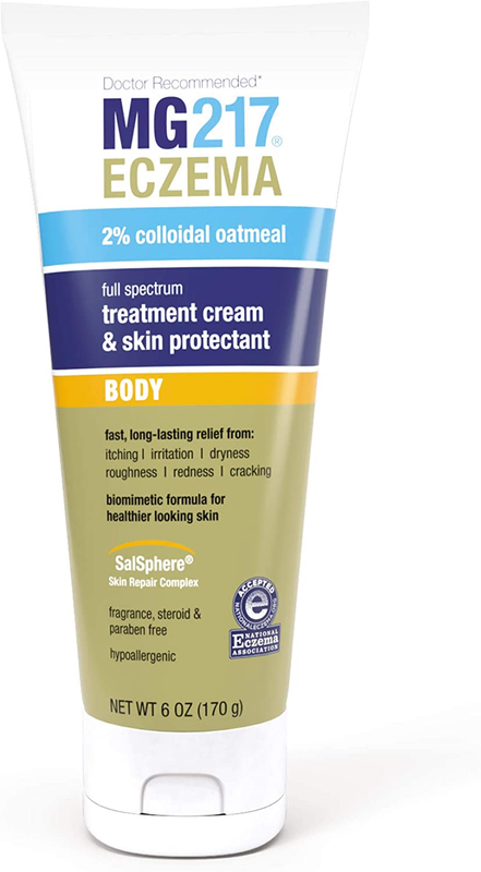 MG217 Eczema Body Cream with 2% Colloidal Oatmeal - 6 Oz Tub
