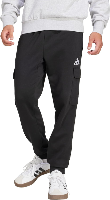Adidas Mens Essentials Feelcozy Fleece Cargo Pants