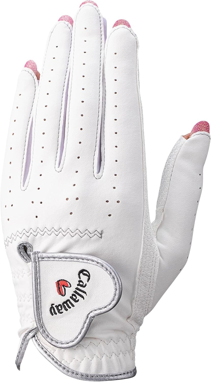 Callaway Golf Gloves AIL DUAL WMS 25 Both Hands Ladies White