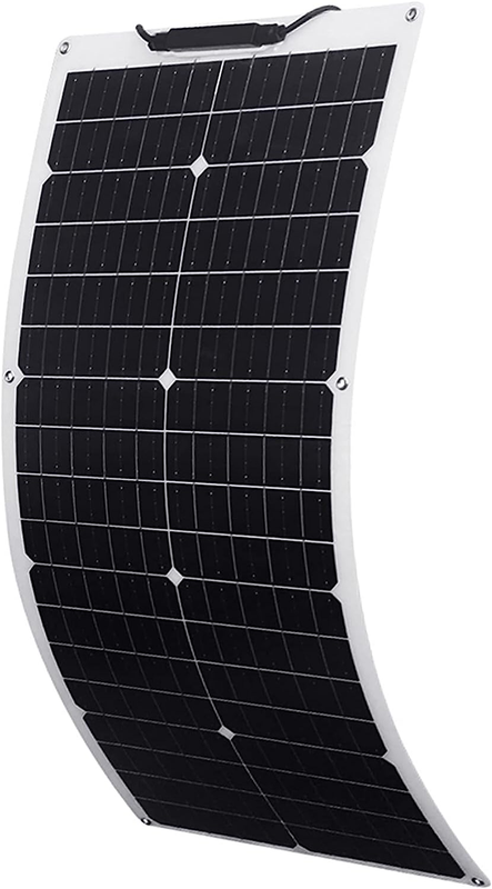 12 Volts 50 Watts Flexible Solar Panel Monocrystalline Portable Charger Power 12