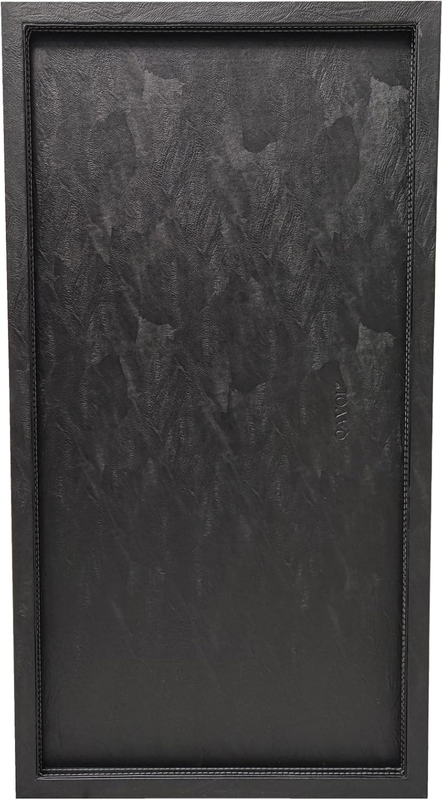 30 * 16 Inches High-End Light Luxury Leather Rectangle Oversized Service Tray for Ottoman Tray, Coffee, Food, Family Dinner, Picnic, Party Essentials (Black, 30 * 16 Inch)