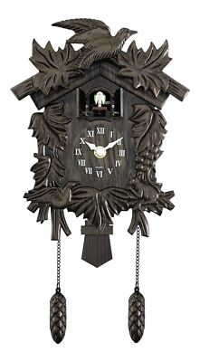 27828 ACCTIM HAMBURG ANTIQUE BROZE CUCKOO CLOCK