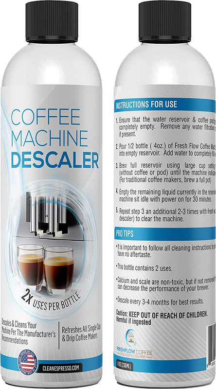 Descaling Solution for Coffee & Espresso Machines - 2 Bottle