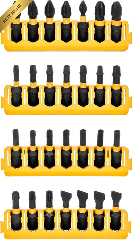 28PCS Flex Torq Screwdriver Bit Set Phillips Slotted Shank Drill