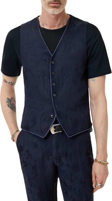 John Varvatos mens Wooster Vest