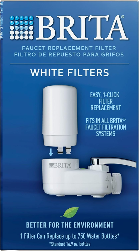 On Tap Filtration System Replacement Filter, White