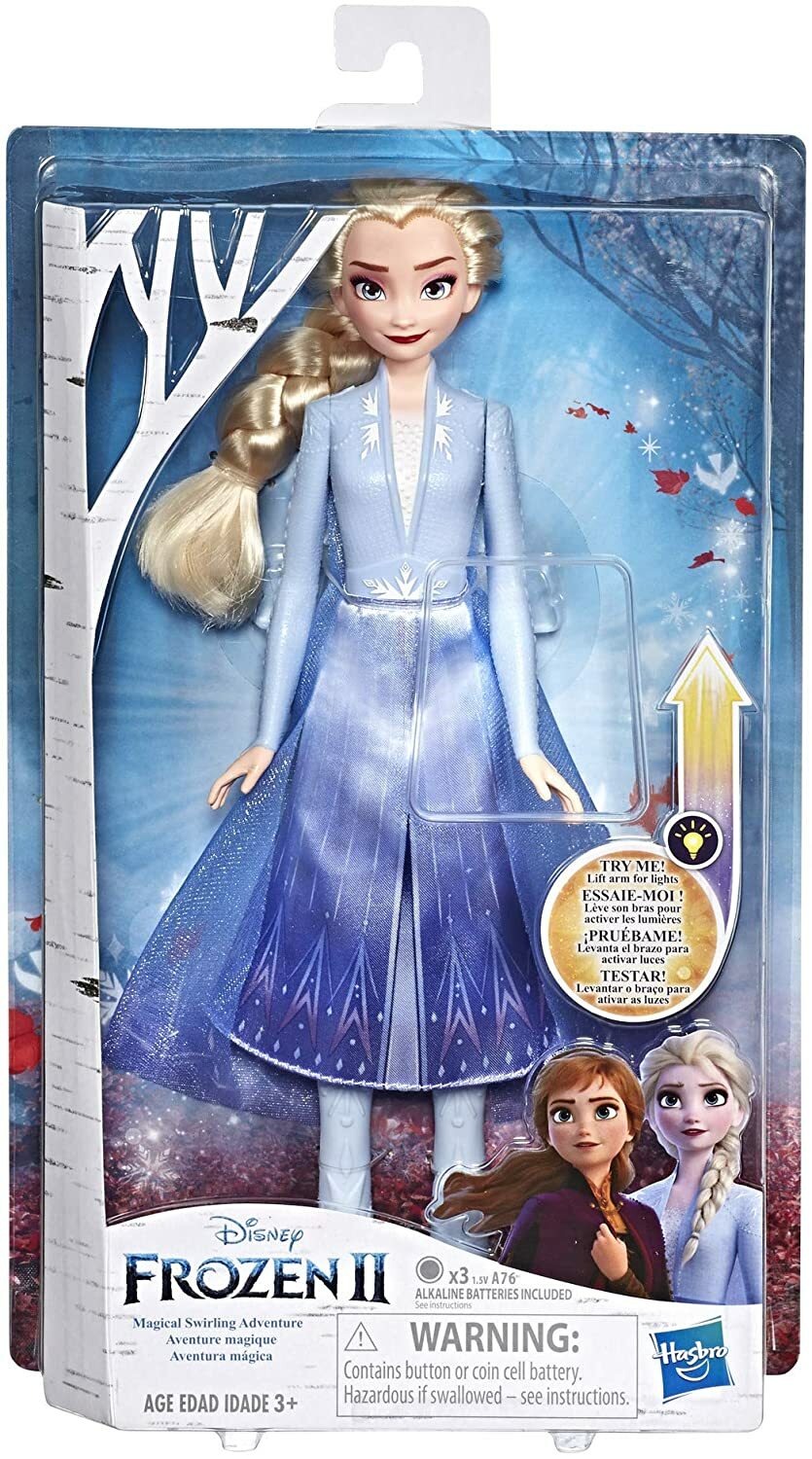 Disney Frozen Elsa Magical Swirling Adventure Fashion Doll