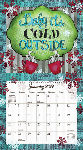 Lang Coffee 2019 Wall Calendar Office Wall Calendar 19991001853