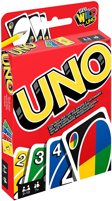 Mattel Games W2087 - UNO Kartenspiel und Gesellschaftspiel, geeignet für 2 - 10