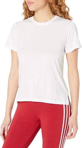 Женская футболка больших размеров adidas, белый/черный