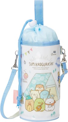 San-X Sumikkogurashi Plastic Bottle Pouch 9.1×3.5in CU87501