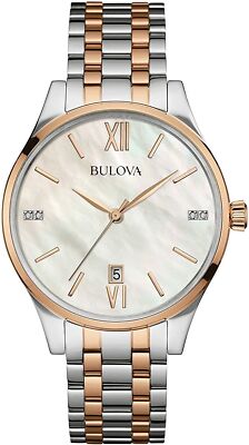 Pre-owned Bulova Multicolour Womens Analogue Watch 98s150