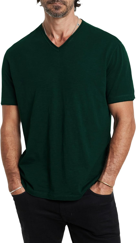 John Varvatos Mens Miles V Neck Tee
