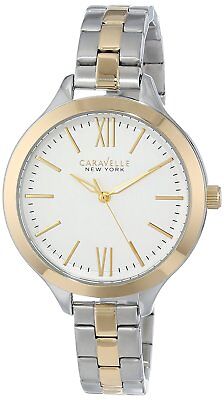 Caravelle New York by Bulova 45L139 Womens Two-Tone Stainless Steel Watch