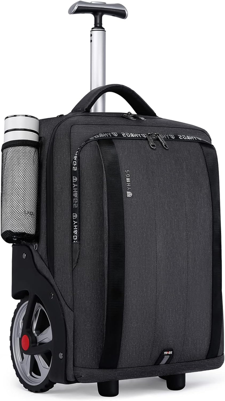 Rolling Backpack, Travel Backpack with Wheels, Rolling Backp