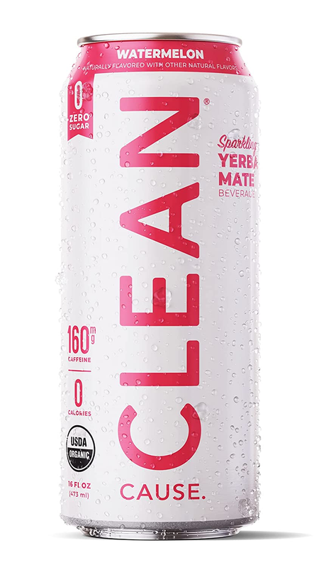 CLEAN Cause Zero Calorie Watermelon USDA Organic Sparkling Y