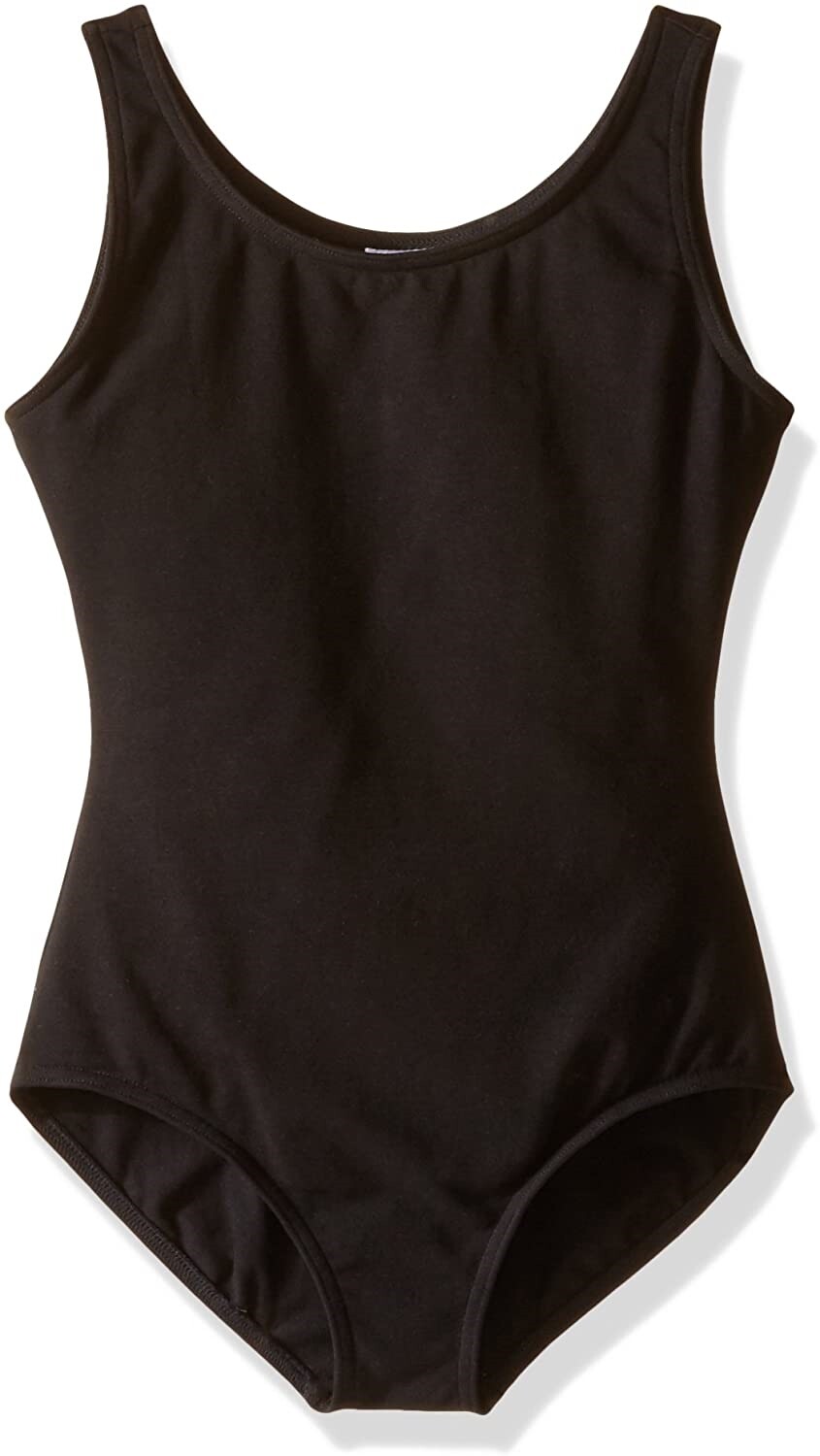 Capezio 243732 Kids Girls Classic High-Neck Tank Leotard Solid Black Size T