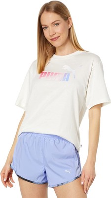 

Puma Womens Womens Essentials Свободная футболка с логотипом, T-Shirt