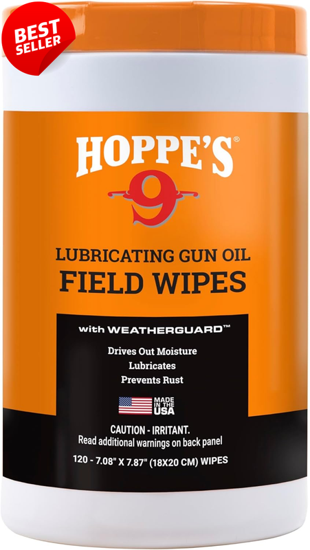 No 9 Gun Oil Field Wipes Large Lubricating Cleaning Wipes Lid Varies - US