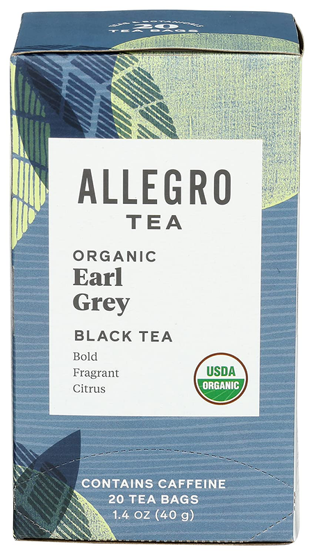 , Organic Earl Grey Tea Bags, 20 Ct