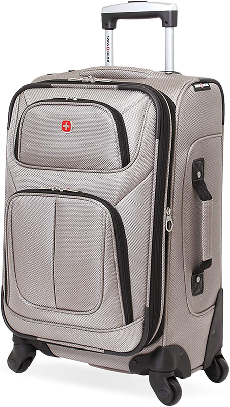 Sion Softside Expandable Roller Luggage, Pewter, Carry-On 21