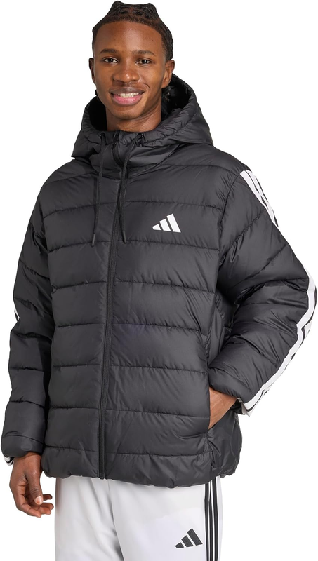 adidas mens Essentials 3-stripes Synthetic Down Jacket