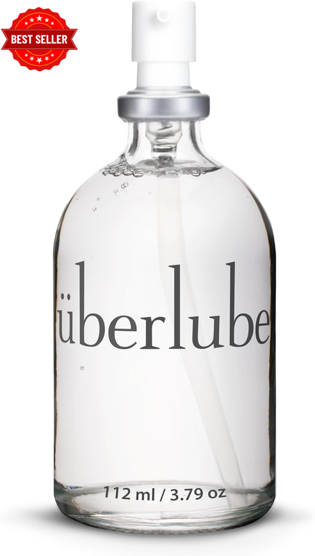 Überlube Luxury Lubricant | Latex-Safe Natural Silicone Lube with Vitamin E | Un
