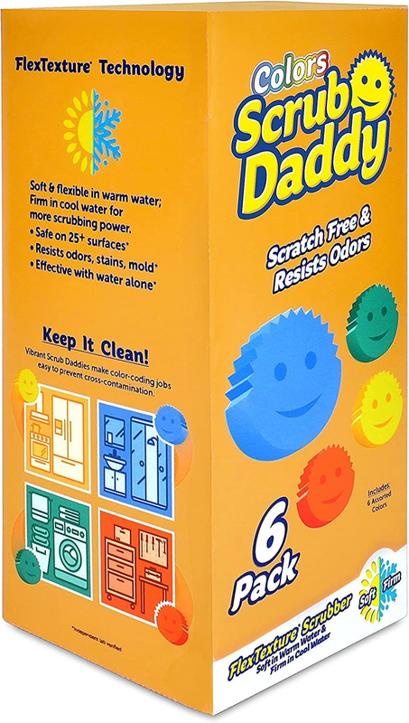 Sponge Set - Colors - Scratch-Free Scrubbers for Dishes and Home, Odor Resistant