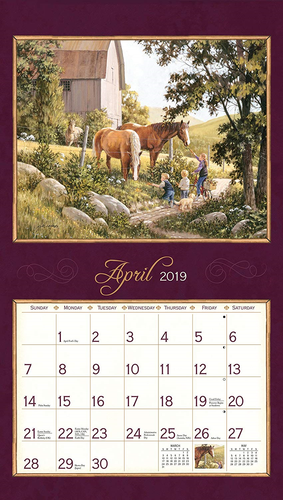 The LANG Companies Treasured Times 2019 Wall Calendar 19991001882