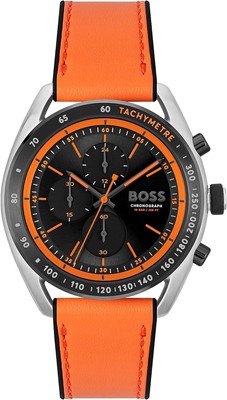 Pre-owned Hugo Boss Orange Mens Chronograph Watch Centre Court 1514025