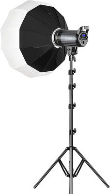 Bi-Color LED Video Light, GVM 100W Photography Lighting with Bowens Mount, APP C