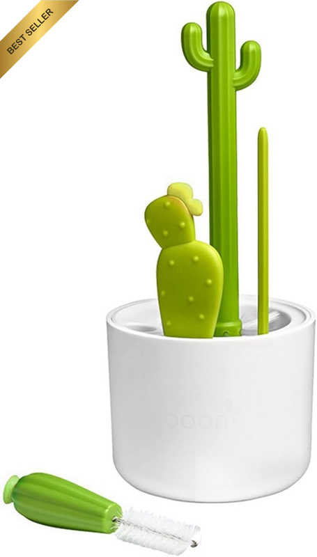 Cactus Bottle Brush, Straw Brush, Multifunctional Cleaning Brush Set, Full-Angle
