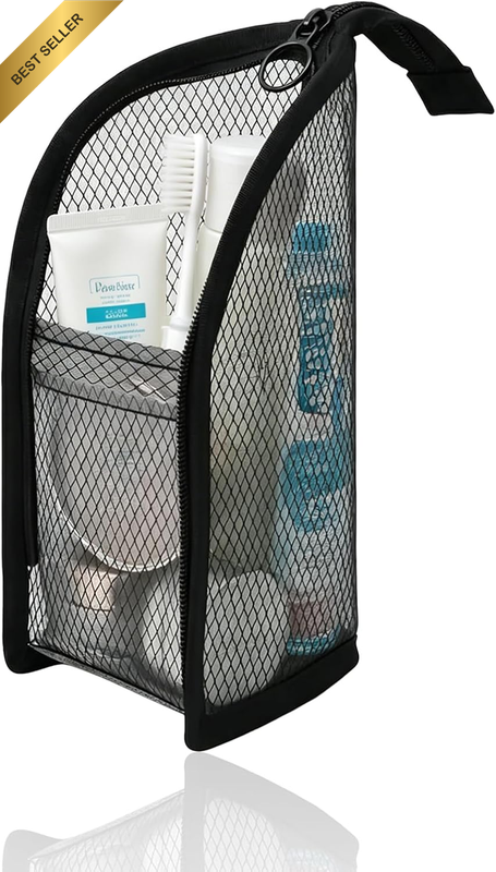 Toiletry Bag for Men Women, Waterproof Standing Toiletry Bag, Hanging Travel Mak