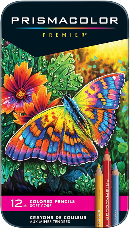 Prismacolor Premier Colored Pencils, Soft Core, 12 Pack