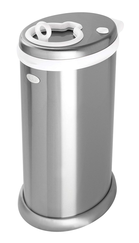 Steel Diaper Pail, Odor Locking, No Special Bag Required, Award-Winning, Registry Must-Have, Chrome