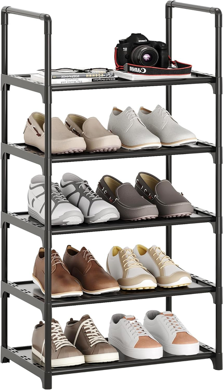 Zapatero Pequeño Pequeno De 5 Niveles Estante Apilable Para Zapatos Organizador