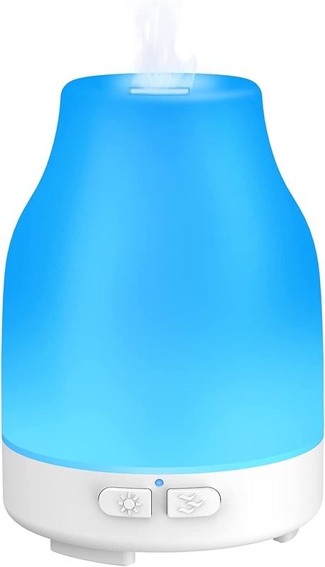Essential Oil Diffuser, 110ml Colorful Aromatherapy Diffuser with 8 ...