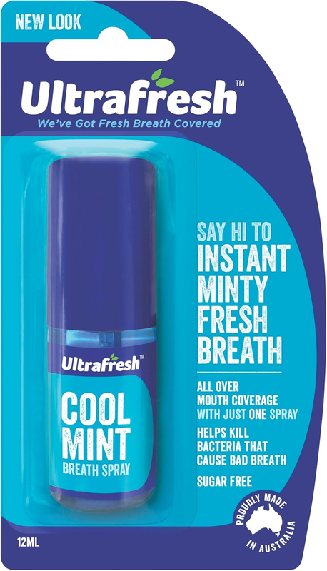 Cool Mint Breath Spray 12Ml, Instant Freshness While on the Go