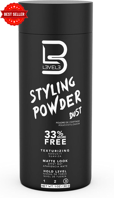 Level 3 Styling Powder (Small 30 Grams) 1.05 Ounce (Pack of 1) Black