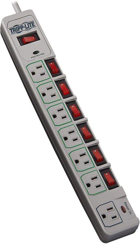 Tripp Lite TLP76MSG 7 Outlet (6 Individually Controlled) Sur