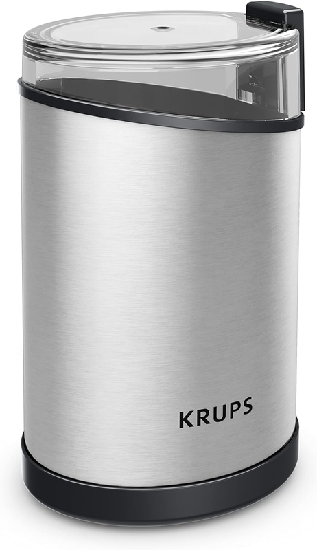 , Coffee Grinder, Fast-Touch Stainless Steel, 3Oz, 85 Gr Bean Hopper Easy to Use