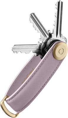 Saffiano Leather Key Organiser | Holds up to 7 Keys, Lilac