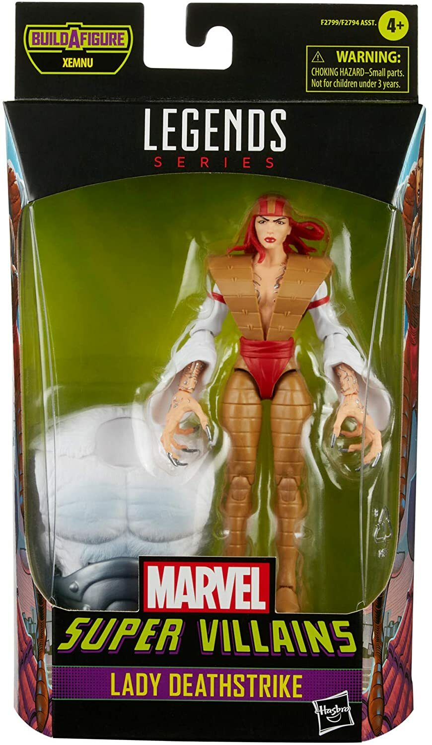 Marvel Legends LADY DEATHSTRIKE Super Villains Xemnu 6 inch