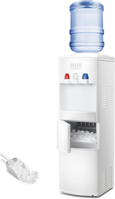 Antarctic Star 2-In-1 Water Cooler Dispenser with Built-In Ice Maker, Freestandi
